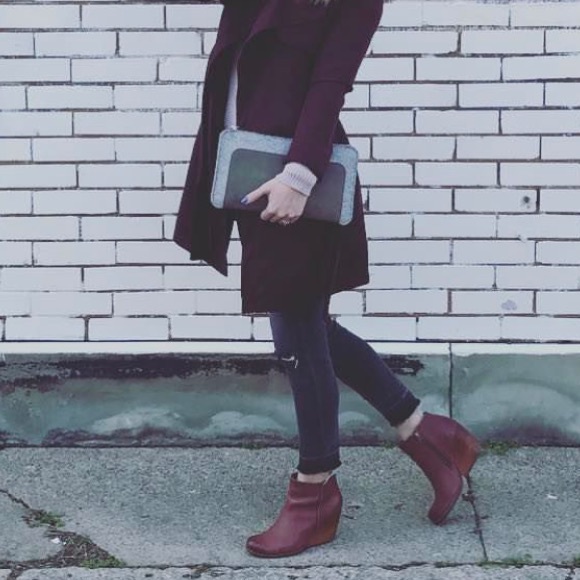 Kork-Ease Shoes - Kork-Ease Maroon Leather Booties